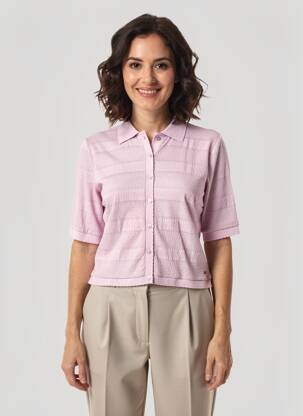 Polo violet GARCIA femme