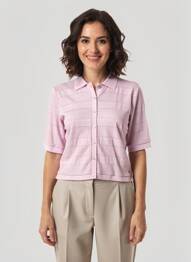 Polo violet GARCIA femme