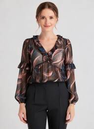 Chemisier noir MOLLY BRACKEN femme
