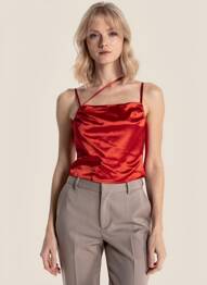 Top rouge ONLY femme