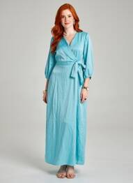 Robe longue bleu ONLY femme