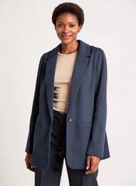 Blazer bleu STREET ONE femme