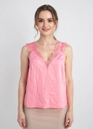 Top rose MORGAN femme