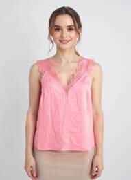Top rose MORGAN femme