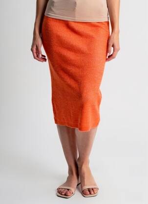 Jupe mi-longue rouge VERO MODA femme