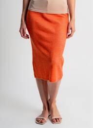 Jupe mi-longue rouge VERO MODA femme