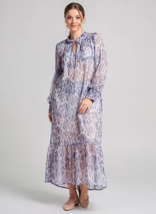 Robe longue beige VERO MODA femme