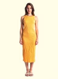 Robe courte orange VERO MODA femme