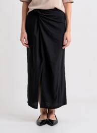 Jupe longue noir VILA femme