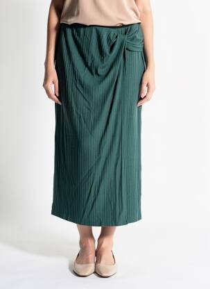 Jupe longue vert OPUS femme
