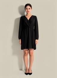 Robe courte noir MOLLY BRACKEN femme