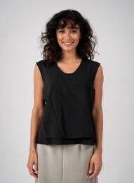 Top noir STREET ONE femme