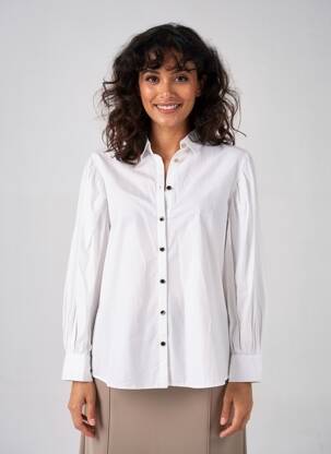 Chemisier blanc MORGAN femme