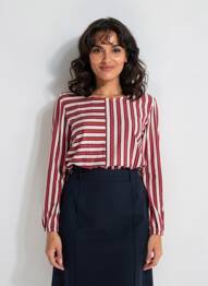 Chemisier rouge CECIL femme