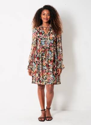 Robe courte noir NAF NAF femme