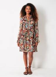 Robe courte noir NAF NAF femme