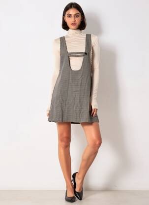 Robe courte noir MANGO femme