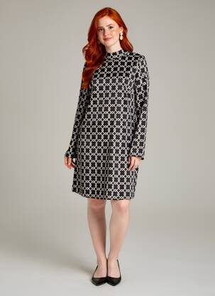 Robe mi-longue noir MANGO femme