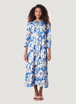 Robe longue bleu VERO MODA femme