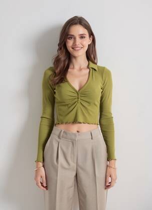 Polo vert TALLY WEIJL femme