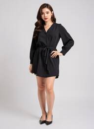Robe longue noir VILA femme