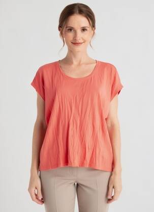 Top orange STREET ONE femme