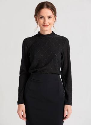 T-shirt noir STREET ONE femme