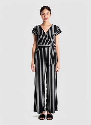 Combi-pantalon noir ZABAIONE femme