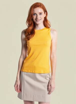 Top orange VERO MODA femme