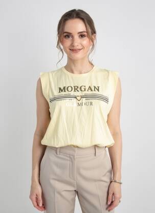 Top jaune MORGAN femme