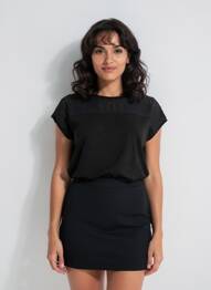 T-shirt noir STREET ONE femme