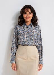 Chemisier bleu GARCIA femme