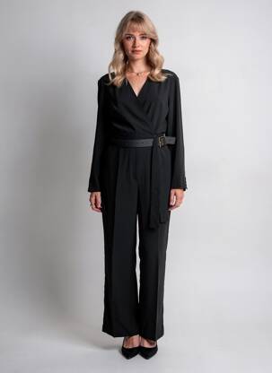 Combi-pantalon noir MANGO femme