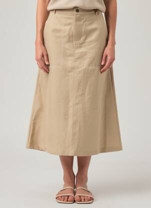Jupe mi-longue blanc LE FABULEUX MARCEL DE BRUXELLES femme
