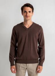 Pull marron PRIVATE BLUE homme