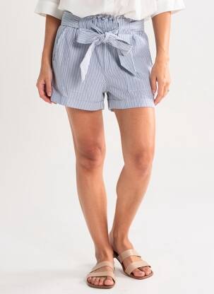 Short bleu ONLY femme