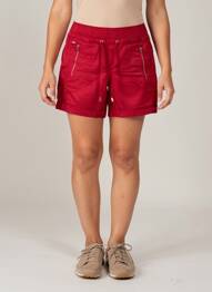 Bermuda rouge STREET ONE femme
