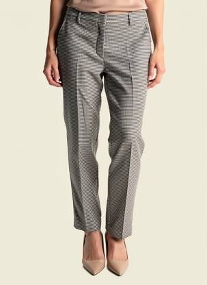 Pantalon droit noir MANGO femme
