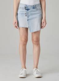 Jupe courte bleu ONLY femme