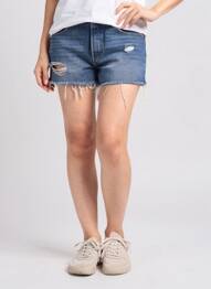 Short bleu LEVI'S femme