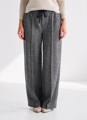 Pantalon large noir STREET ONE femme