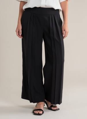 Pantalon large noir NAF NAF femme