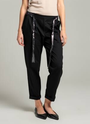 Pantalon chino noir ONLY femme