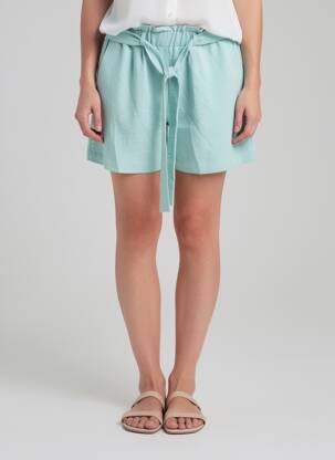 Short bleu ONLY femme