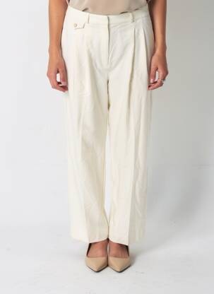 Pantalon droit blanc MANGO femme