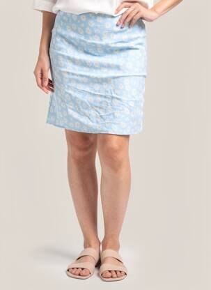 Jupe courte bleu ONLY femme