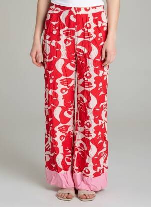 Pantalon large rouge VILA femme