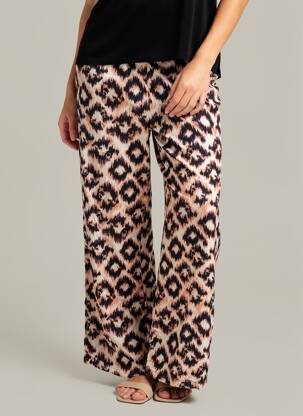 Pantalon large orange VILA femme
