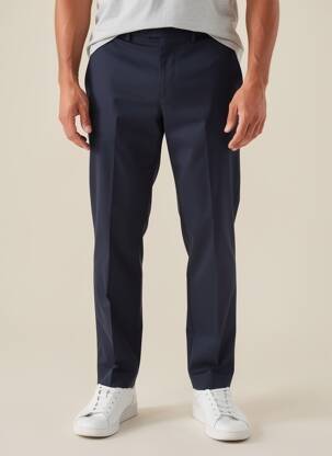 Pantalon droit bleu MANGO homme