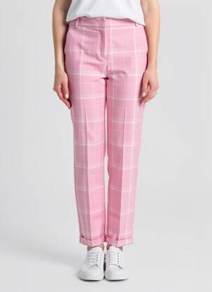 Pantalon droit rose VERO MODA femme